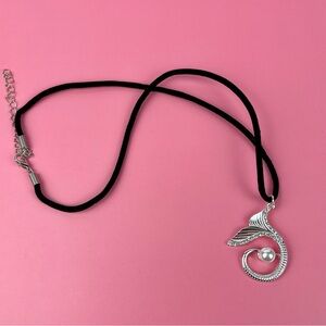 Mermaid’s Whisper Velvet Necklace